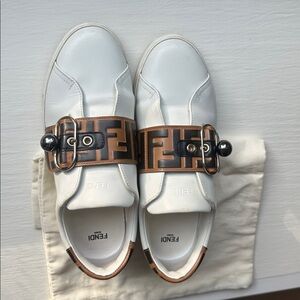 Fendi Buckle Sneakers